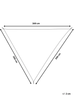 Żagiel przeciwsłoneczny LUKKA 300 cm 300 cm Złamana biel