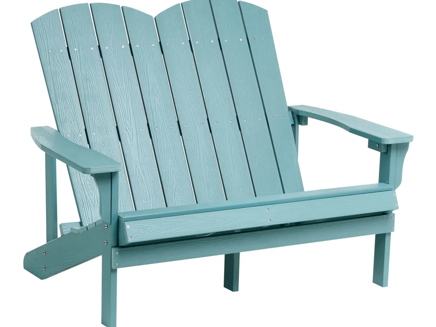 Ławka ogrodowa ADIRONDACK 125 cm Błękitny