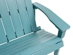 Ławka ogrodowa ADIRONDACK 125 cm Błękitny