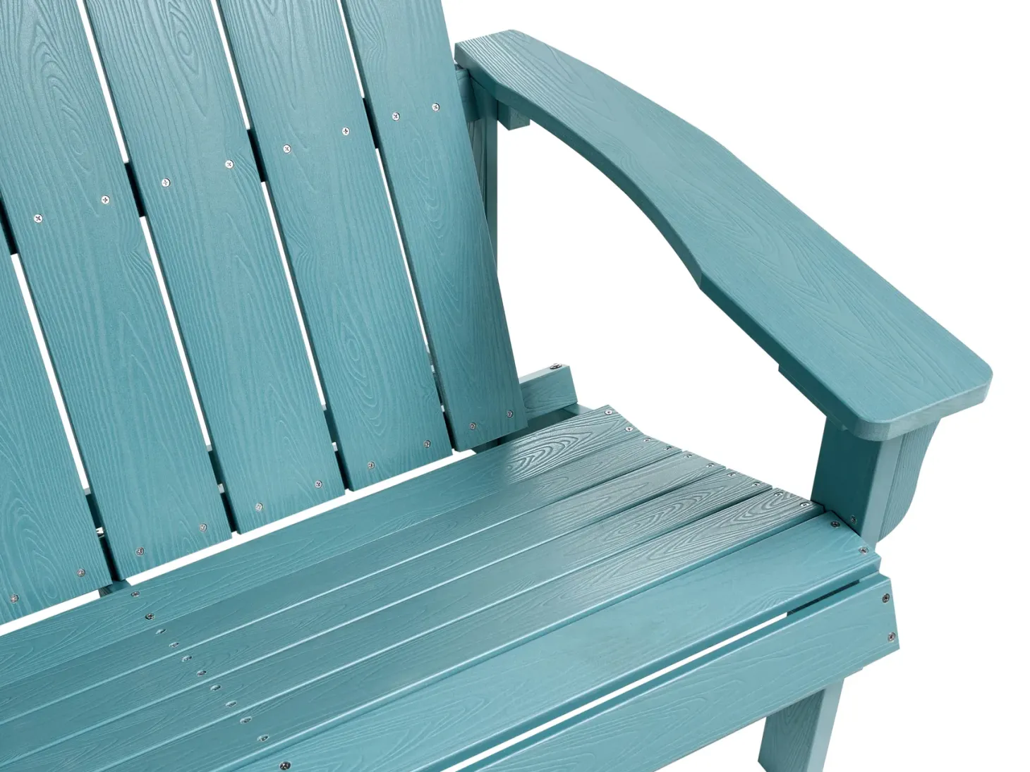 Ławka ogrodowa ADIRONDACK 125 cm Błękitny