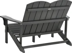 Ławka ogrodowa ADIRONDACK 125 cm Ciemnoszary