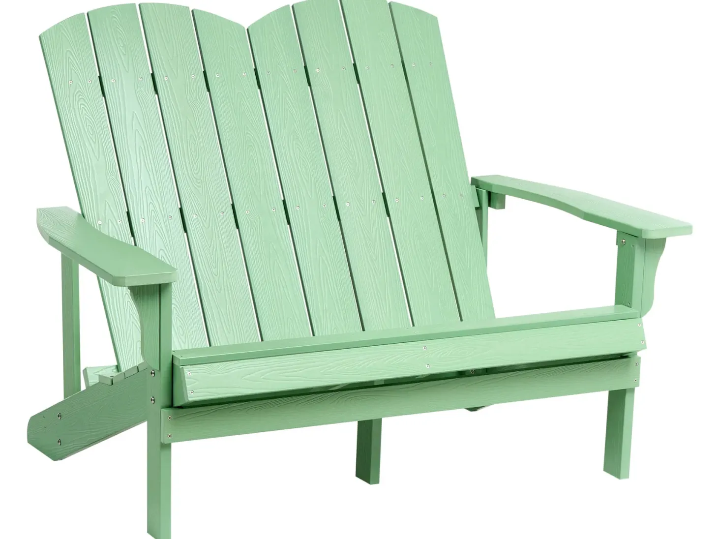 Ławka ogrodowa ADIRONDACK 125 cm Jasnozielony