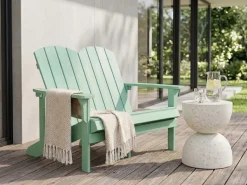 Ławka ogrodowa ADIRONDACK 125 cm Jasnozielony