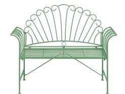 Ławka ogrodowa CAVINIA 125 cm Metal Zielony