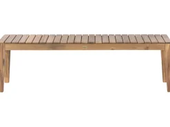Ławka ogrodowa CHIOGGIA 155 cm Certyfikowane drewno akacjowe Jasnobrązowy