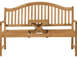 Ławka ogrodowa HILO 150 cm Drewno akacjowe Brązowy