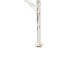 Ławka ogrodowa MILAZZO 130 cm Metal Biały