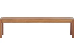 Ławka ogrodowa MONSANO 170 cm Drewno eukaliptusowe Brązowy