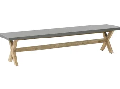 Ławka ogrodowa OLBIA 200 cm Beton Szary