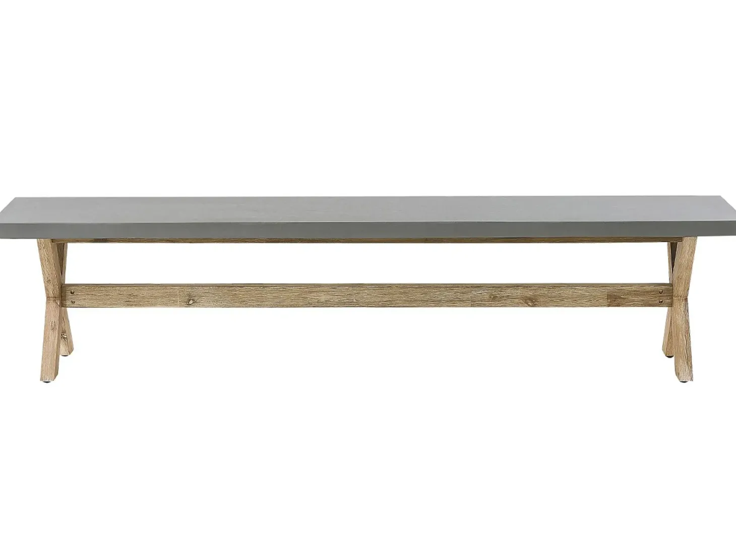 Ławka ogrodowa OLBIA 200 cm Beton Szary