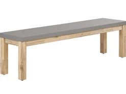 Ławka ogrodowa OSTUNI 160 cm Beton Szary