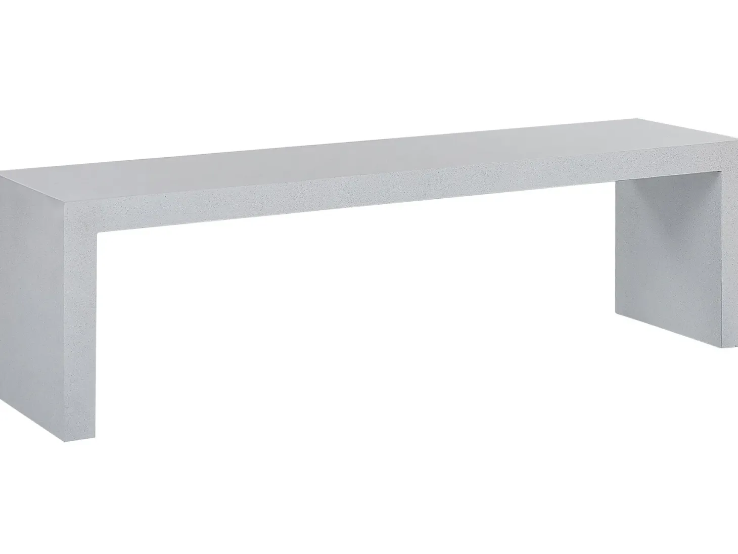 Ławka ogrodowa TARANTO 150 cm Beton Biały
