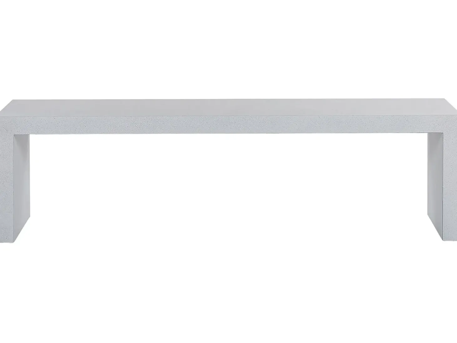 Ławka ogrodowa TARANTO 150 cm Beton Biały