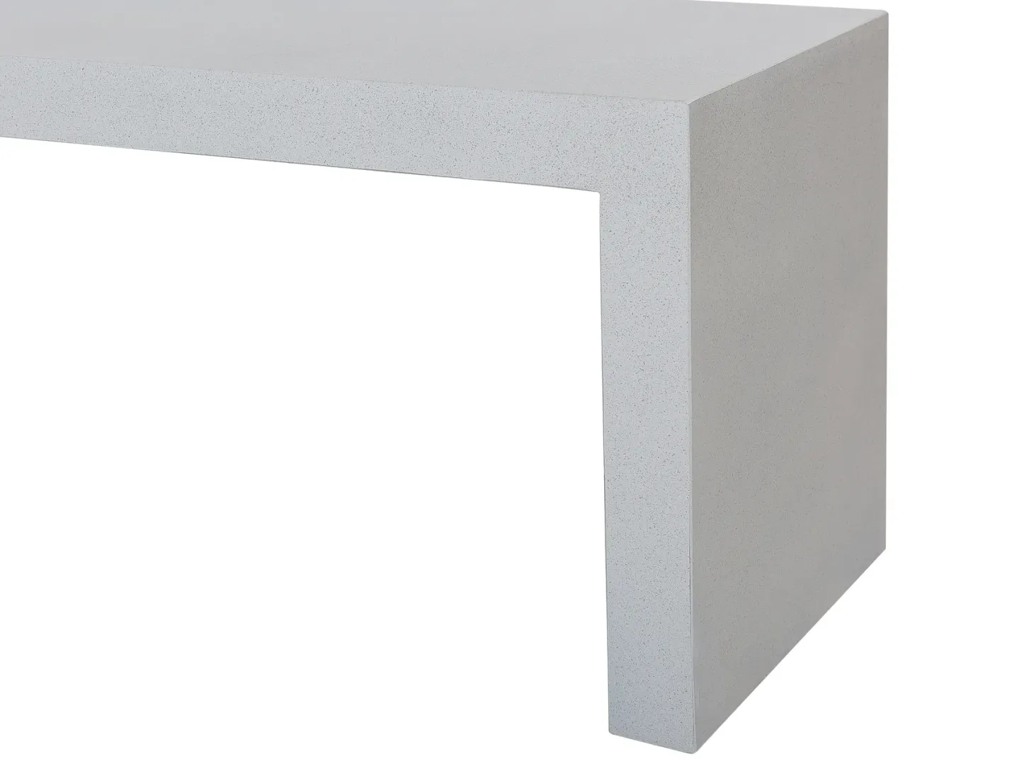 Ławka ogrodowa TARANTO 150 cm Beton Biały