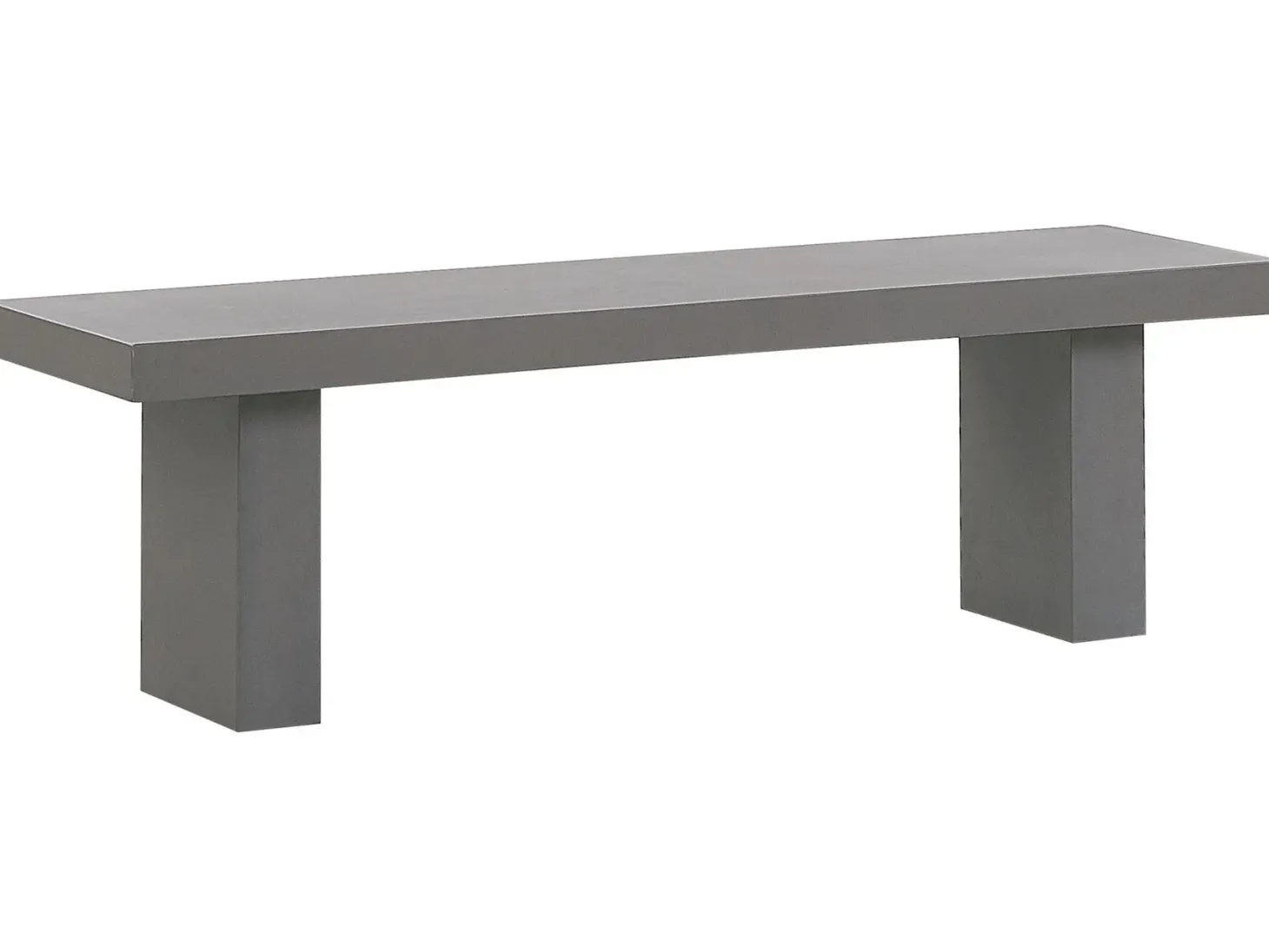 Ławka ogrodowa TARANTO 150 cm Beton Szary