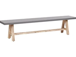Ławka ogrodowa TONNARE 200 cm Beton Szary