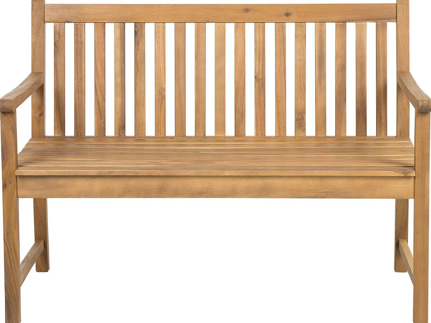 Ławka ogrodowa VIVARA 120 cm Certyfikowane drewno akacjowe Jasnobrązowy