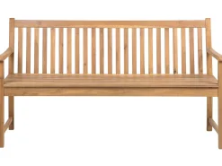 Ławka ogrodowa VIVARA 160 cm Certyfikowane drewno akacjowe Jasnobrązowy
