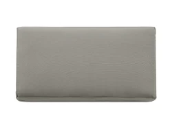 Ławka ogrodowa z poduchą SALERNO 142 cm Metal Ciemnoszary