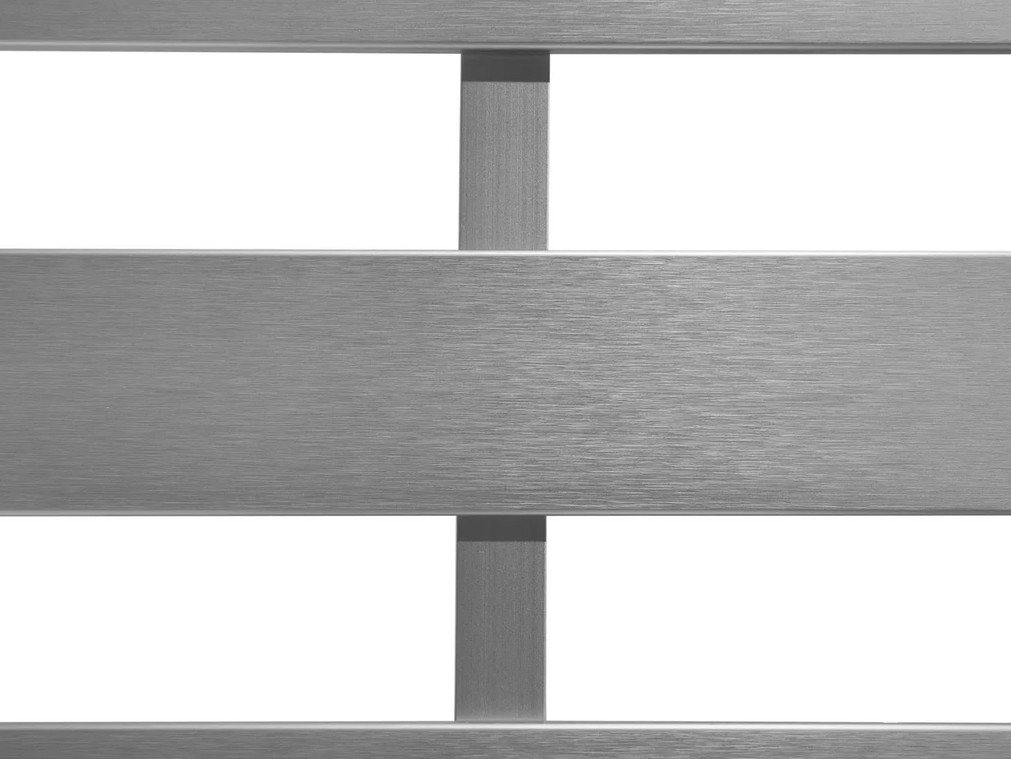 Ławka ogrodowa z poduchą SALERNO 142 cm Metal Ciemnoszary
