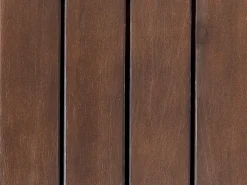 Ławka ogrodowa z poduchą SOVANA 120 cm ze schowkiem Drewno akacjowe Czerwony