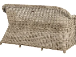 Ławka ogrodowa z poduchą SUSUA 150 cm Rattan Naturalny