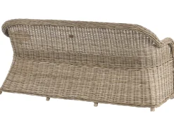 Ławka ogrodowa z poduchą SUSUA 189 cm Rattan Naturalny