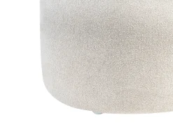 Ławka tapicerowana DECORAH Boucle Jasnobeżowy