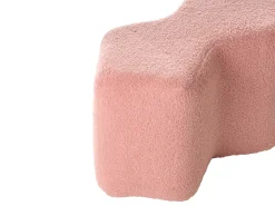Ławka tapicerowana LITTLETON Boucle Różowy