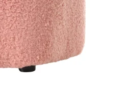 Ławka tapicerowana LITTLETON Boucle Różowy
