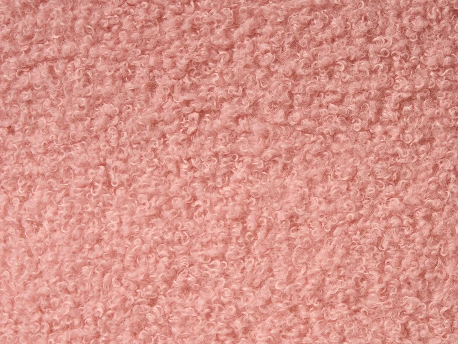 Ławka tapicerowana LITTLETON Boucle Różowy