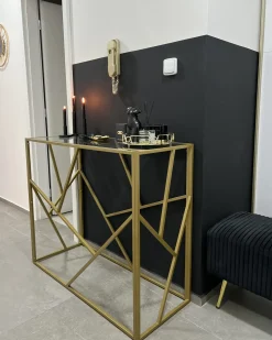 Outlet Ławka tapicerowana PATERSON Welur Czarny Wszystkie Akcesoria|Ławki Tapicerowane
