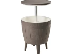 Barek ogrodowy z funkcją chłodzenia SILG 49 cm 49 cm Beżowoszary