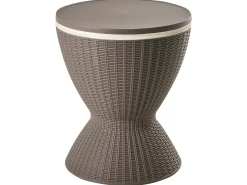Barek ogrodowy z funkcją chłodzenia AISA 49 cm 49 cm Imitacja drewna Brązowy