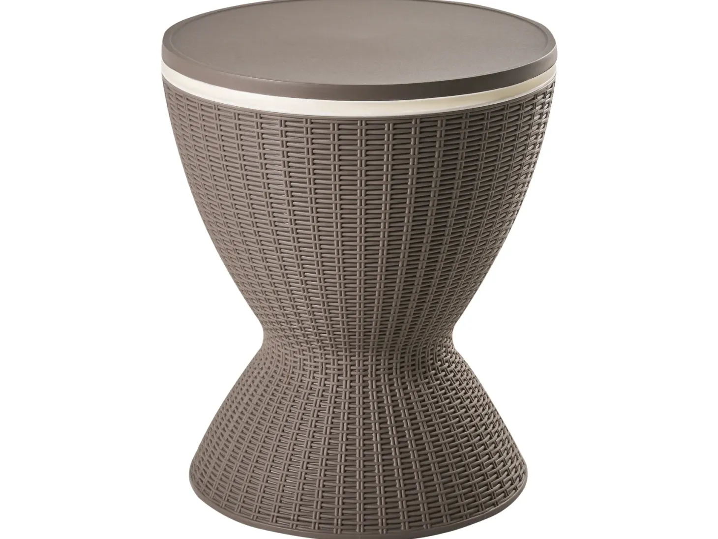 Barek ogrodowy z funkcją chłodzenia AISA 49 cm 49 cm Imitacja drewna Brązowy