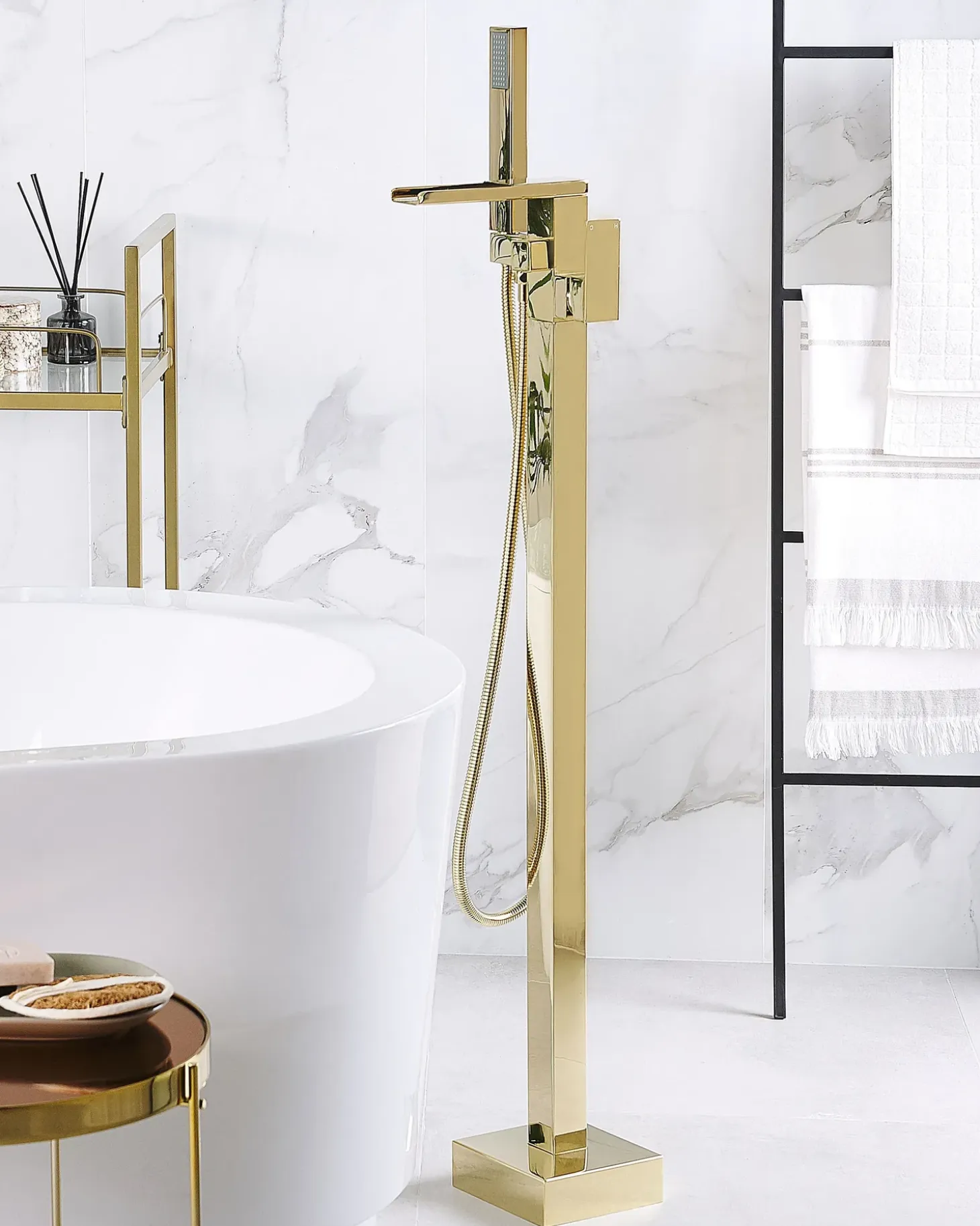 Best Bateria wannowa wolnostojąca BOYOMA Baterie Wannowe|Wszystkie Baterie Łazienkowe