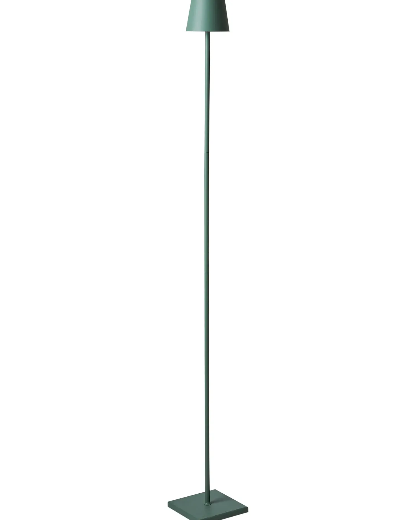 Bezprzewodowa lampa podłogowa LED GAVARRESA Ze ściemniaczem Metal Zielony