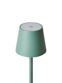 Bezprzewodowa lampa podłogowa LED GAVARRESA Ze ściemniaczem Metal Zielony