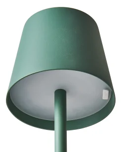 Bezprzewodowa lampa podłogowa LED GAVARRESA Ze ściemniaczem Metal Zielony