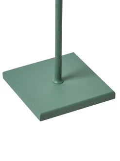 Bezprzewodowa lampa podłogowa LED GAVARRESA Ze ściemniaczem Metal Zielony