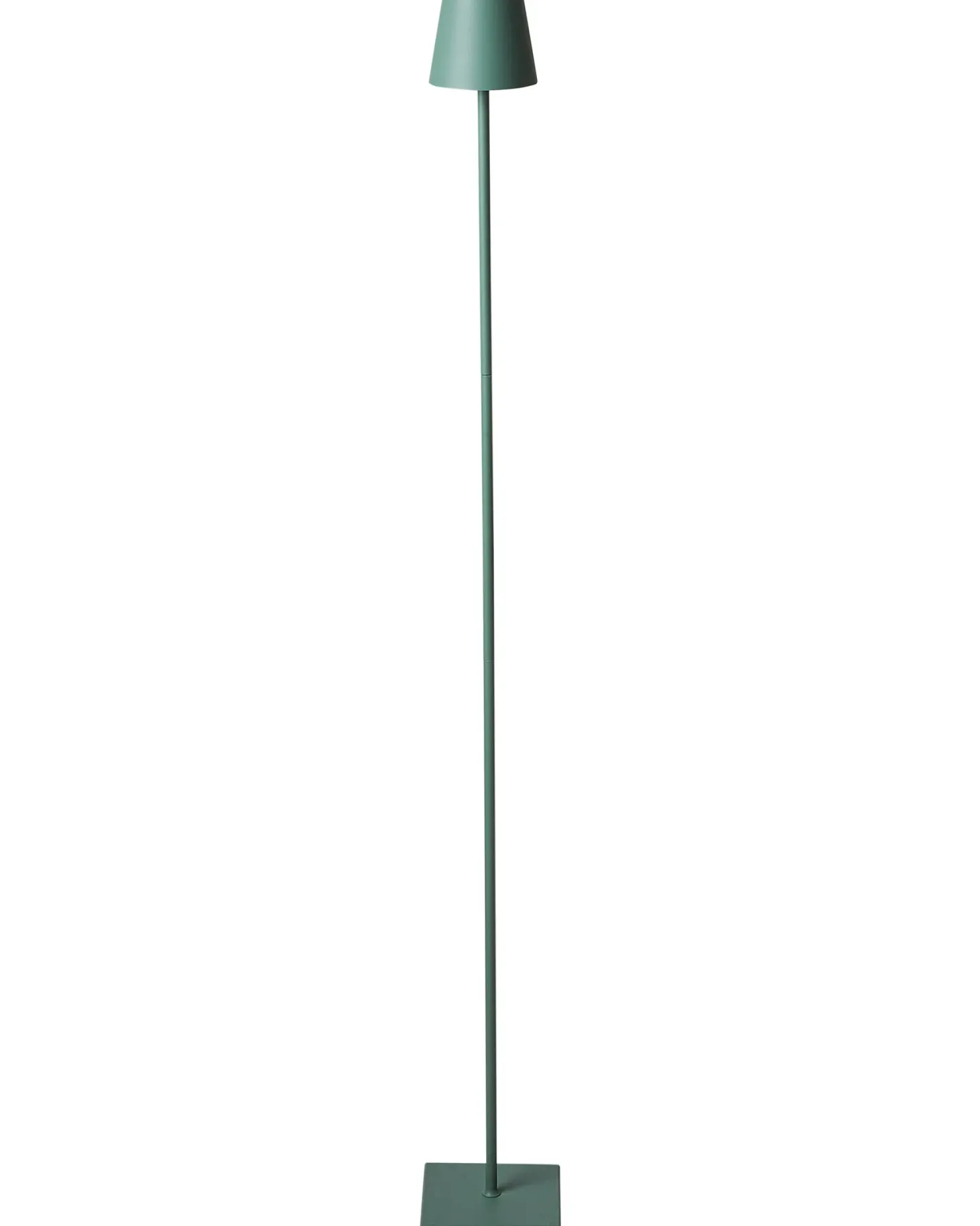 Bezprzewodowa lampa podłogowa LED GAVARRESA Ze ściemniaczem Metal Zielony