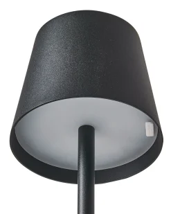 Bezprzewodowa lampa podłogowa LED GAVARRESA Ze ściemniaczem Metal Czarny