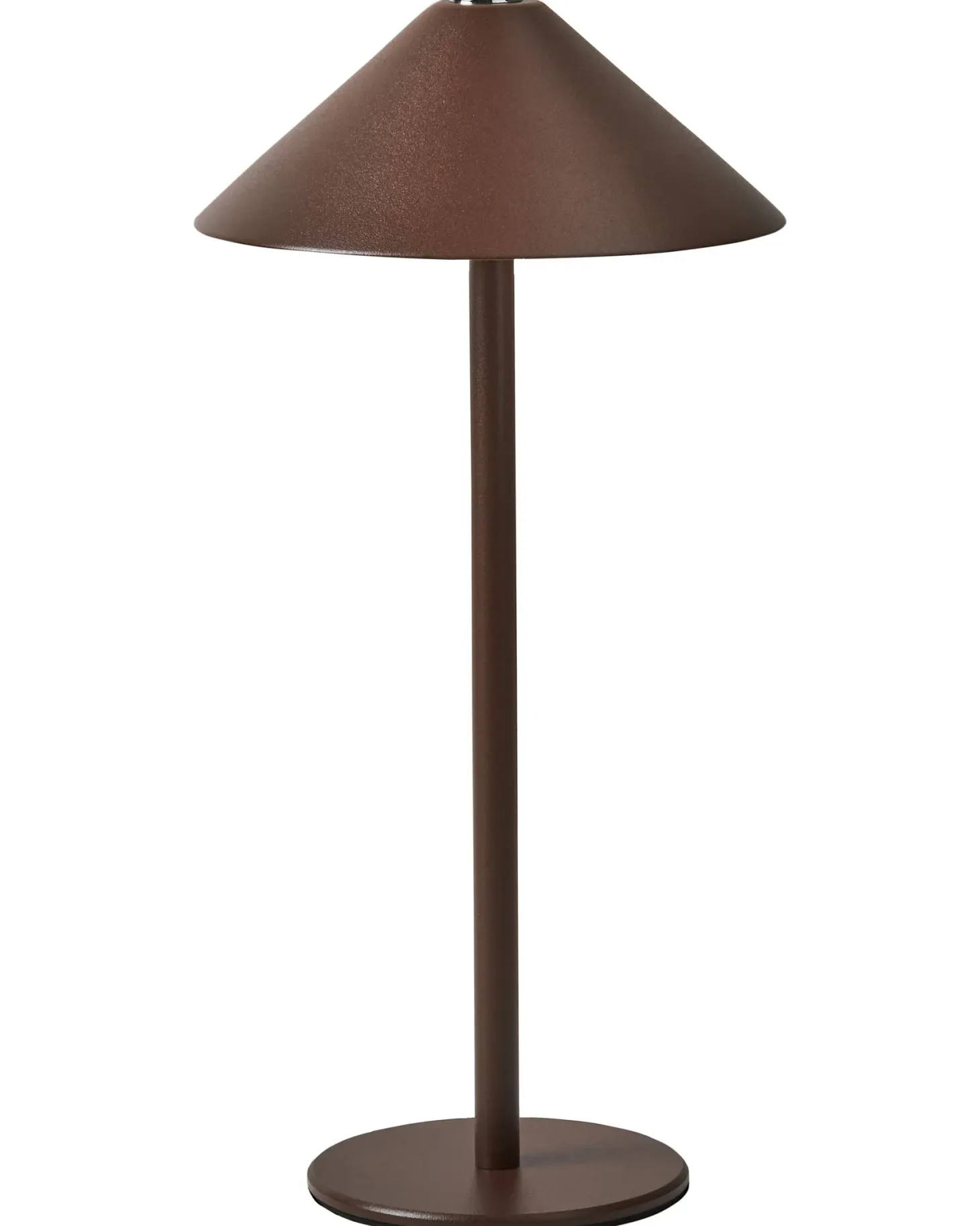 Bezprzewodowa lampa stołowa LED FRANCOLI Ze ściemniaczem Metal Brązowy