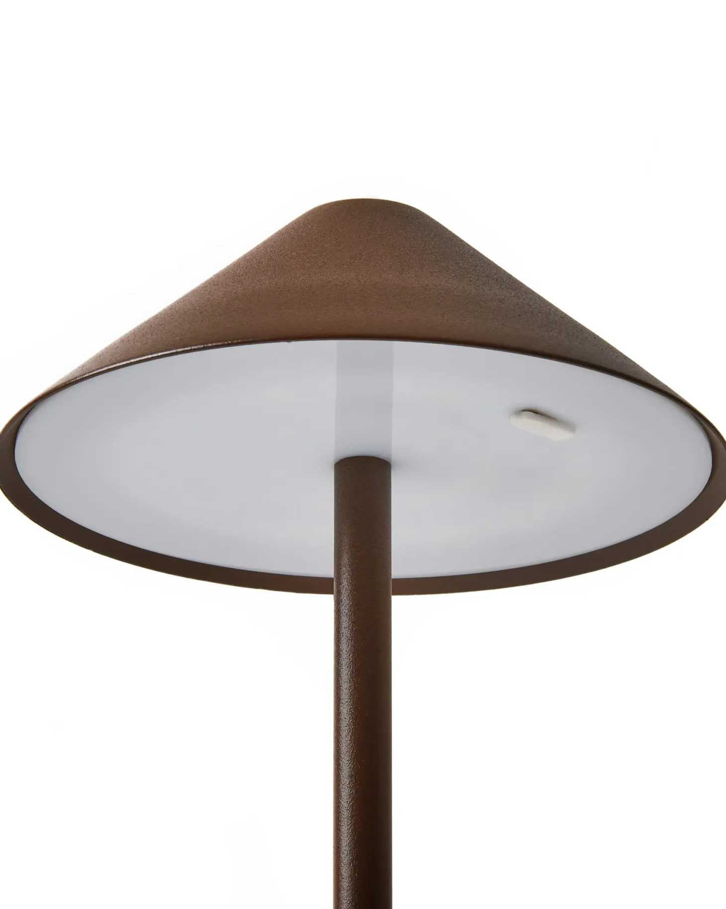 Bezprzewodowa lampa stołowa LED FRANCOLI Ze ściemniaczem Metal Brązowy