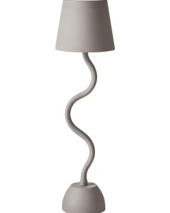 Bezprzewodowa lampa stołowa LED VOUGA Ze ściemniaczem Metal Beżowy