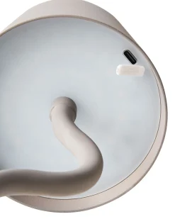 Bezprzewodowa lampa stołowa LED VOUGA Ze ściemniaczem Metal Beżowy