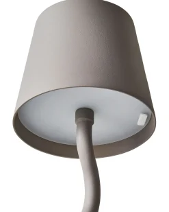Bezprzewodowa lampa stołowa LED VOUGA Ze ściemniaczem Metal Beżowy