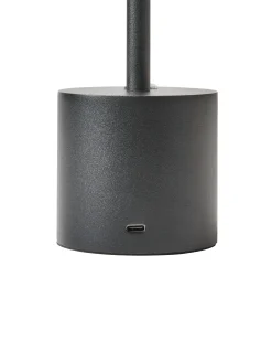 Bezprzewodowa lampa stołowa LED LIZANDRO Ze ściemniaczem Metal Czarny
