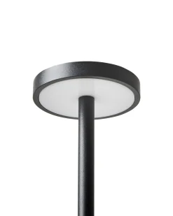 Bezprzewodowa lampa stołowa LED LIZANDRO Ze ściemniaczem Metal Czarny