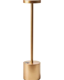 Bezprzewodowa lampa stołowa LED LIZANDRO Ze ściemniaczem Metal Złoty